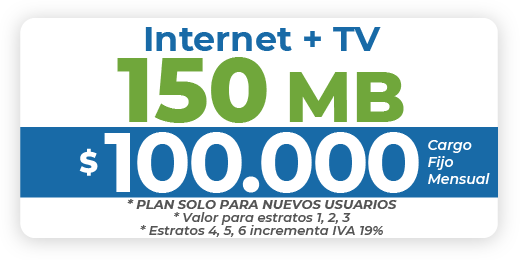 Internet + TV 150 MB