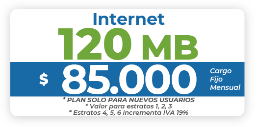 Internet 120 MB