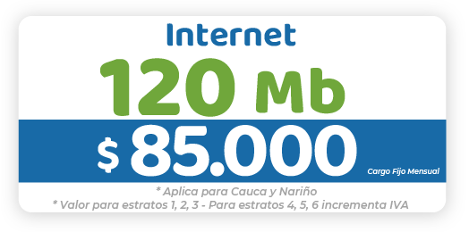 Internet 120 Mb
