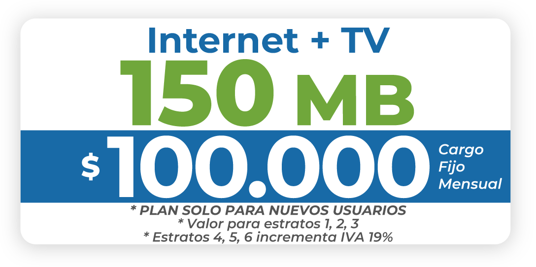 Internet + TV 150 MB